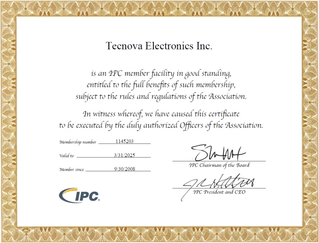 ICP Certificate